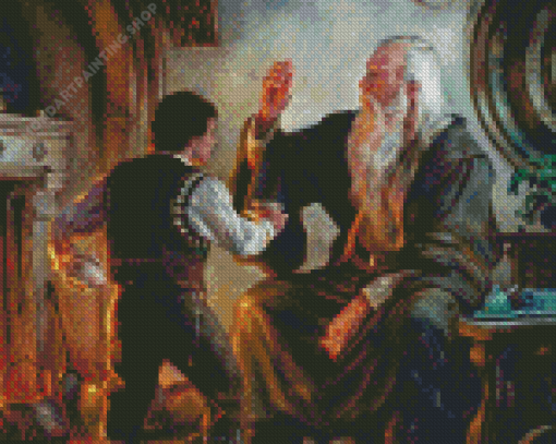 Gandalf And Frodo Diamond Paintings