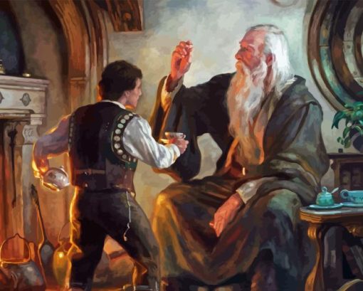 Gandalf And Frodo Diamond Paintings