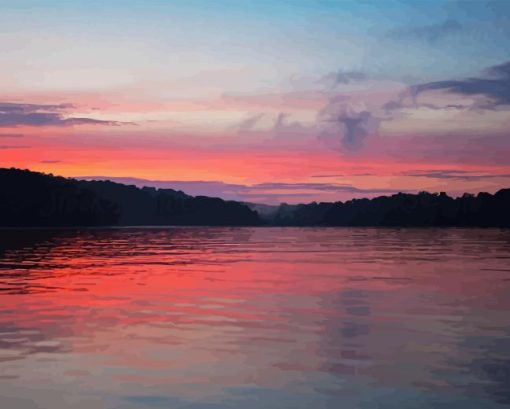 Midwest Lake Diamond Paintings