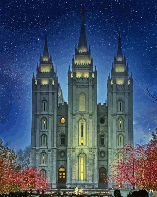 Mormon Temple Diamond Paintings