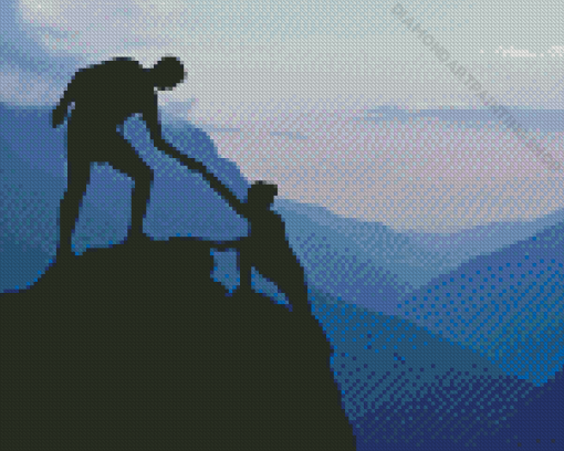 Mountain Climbers Diamond Paintings