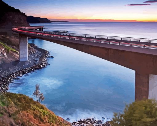 Sea Cliff Bridge Diamond Paintings