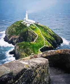 Sout Stack Lighthouse Diamond Paintings