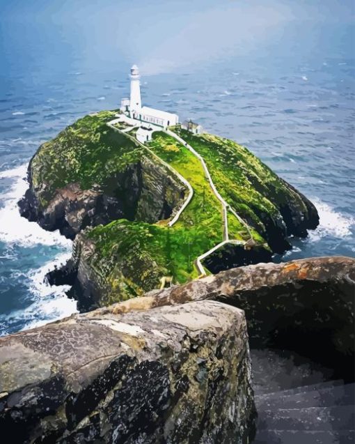 Sout Stack Lighthouse Diamond Paintings