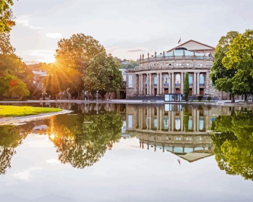 The Staatstheater Stuttgart Diamond Paintings