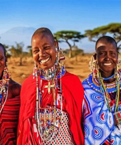 Maasai Women Diamond Paintings