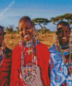 Maasai Women Diamond Paintings