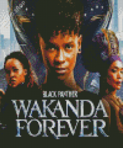 Wakanda Forever Diamond Paintings