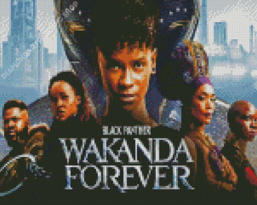 Wakanda Forever Diamond Paintings