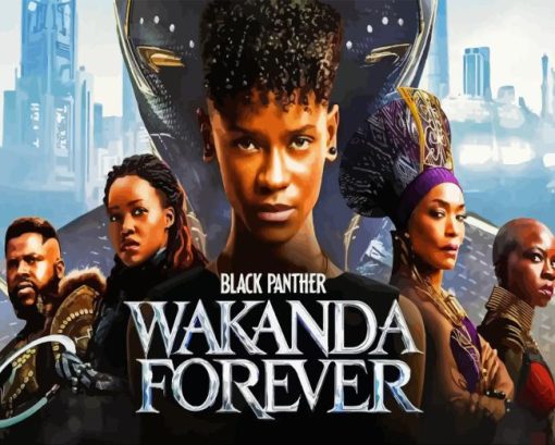 Wakanda Forever Diamond Paintings