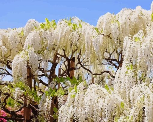 Wisteria Tree Diamond Paintings