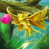 Yellow Fairy Dragon Diamond Paintings