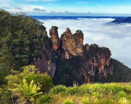 Blue Mountains Diamond Paintings