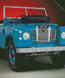 Vintage Land Rover Diamond Paintings