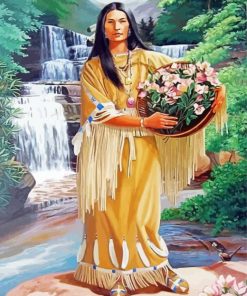 Cherokee Woman Diamond Paintings