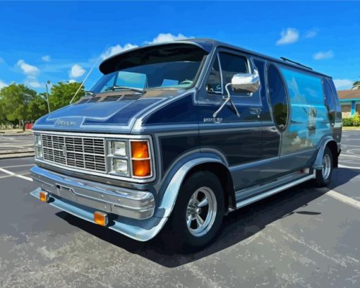 Dodge Van Diamond Paintings