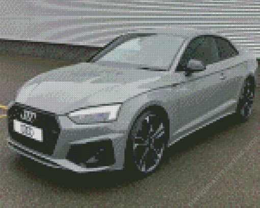 Grey Audi A5 Diamond Paintings