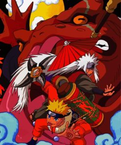 Naruto And Jiraiya Diamond Paintings