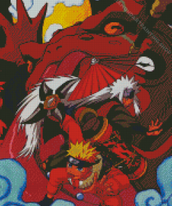 Naruto And Jiraiya Diamond Paintings