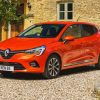 Orange Renault Clio Diamond Paintings