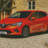 Orange Renault Clio Diamond Paintings