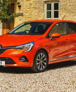 Orange Renault Clio Diamond Paintings