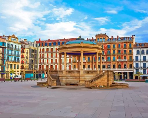 Plaza Del Castillo Diamond Paintings