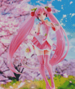 Sakura Miku Diamond Paintings