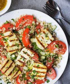 Halloumi Salad Diamond Paintings