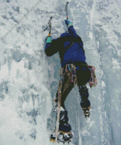 Ice Mountain Climbing Diamond Paintings