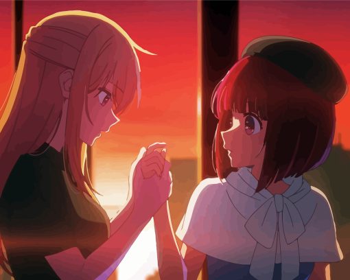 Kana Arima And Ruby Diamond Paintings