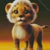 Lion Cub Diamond Paintings