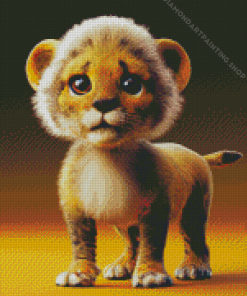 Lion Cub Diamond Paintings