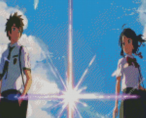 Mitsuha And Taki Diamond Paintings