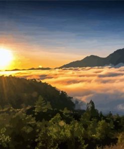 Mount Batur Diamond Paintings