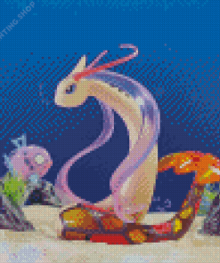 Pokemon Anime Milotic Diamond Paintings