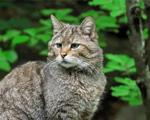 Scottish Wildcat Diamond Paintings