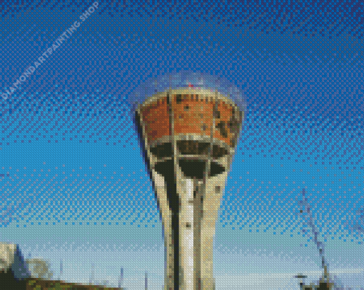 Water Tower Vukovar Diamond Paintings