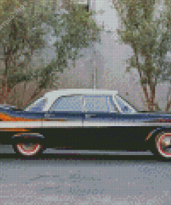 1958 Plymouth Car Diamond Paintings