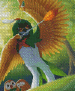 Decidueye Pokemon Diamond Paintings