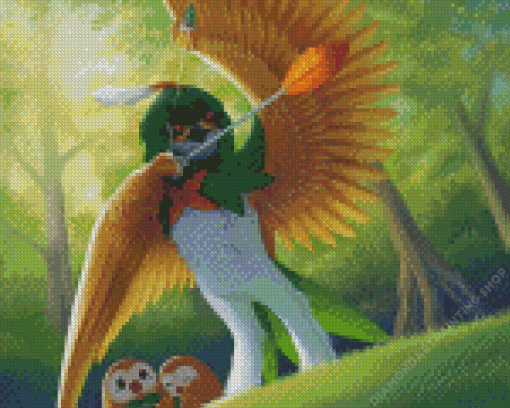 Decidueye Pokemon Diamond Paintings