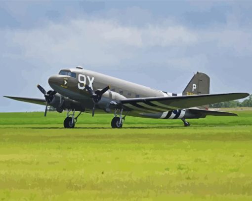 Douglas C 47 Skytrain Diamond Paintings