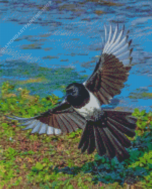 Eurasian Magpie Diamond Paintings