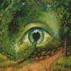 Eye In The Forest Diamond Paintings