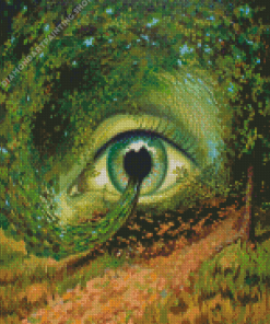 Eye In The Forest Diamond Paintings