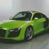 Green R8 Audi Diamond Paintings