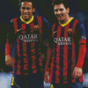 Messi And Neymar Diamond Paintings