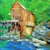 Old Grist Mill Diamond Paintings