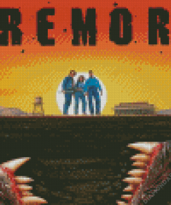 Tremors Movie Poster Diamond Paintings