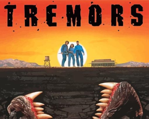 Tremors Movie Poster Diamond Paintings